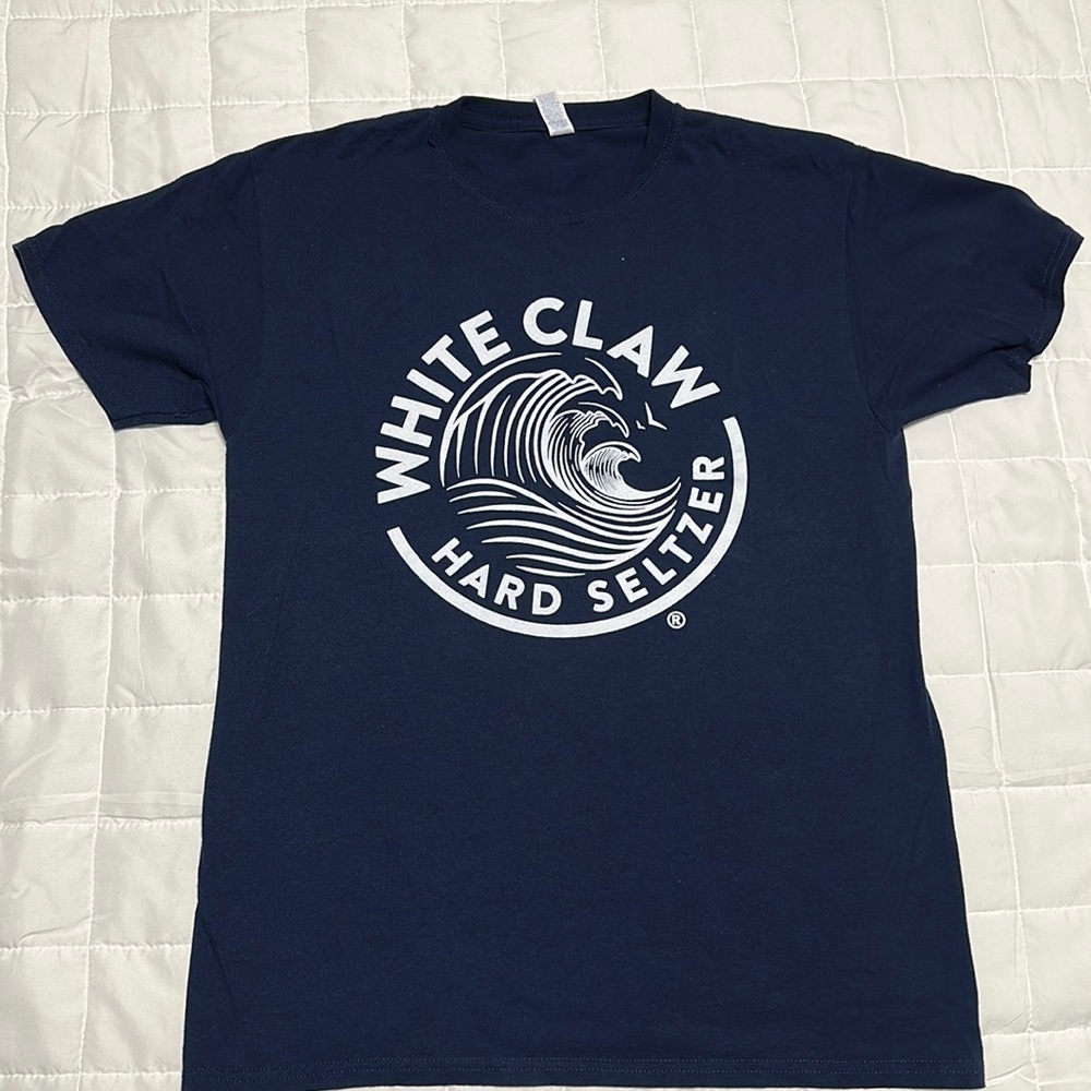 Unisex Jerzees Blue White Claw T-Shirt Champaign, IL Size M